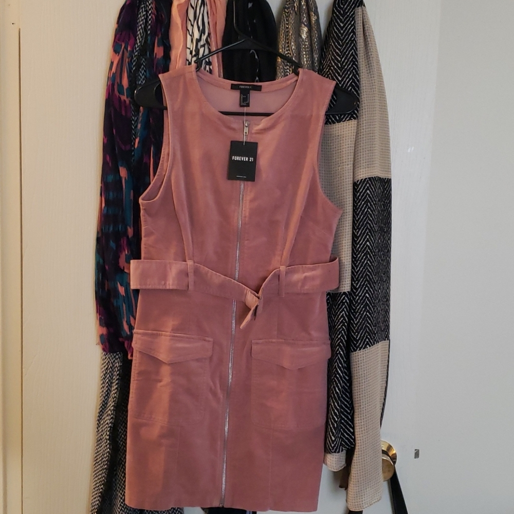 F21 Suede Dress